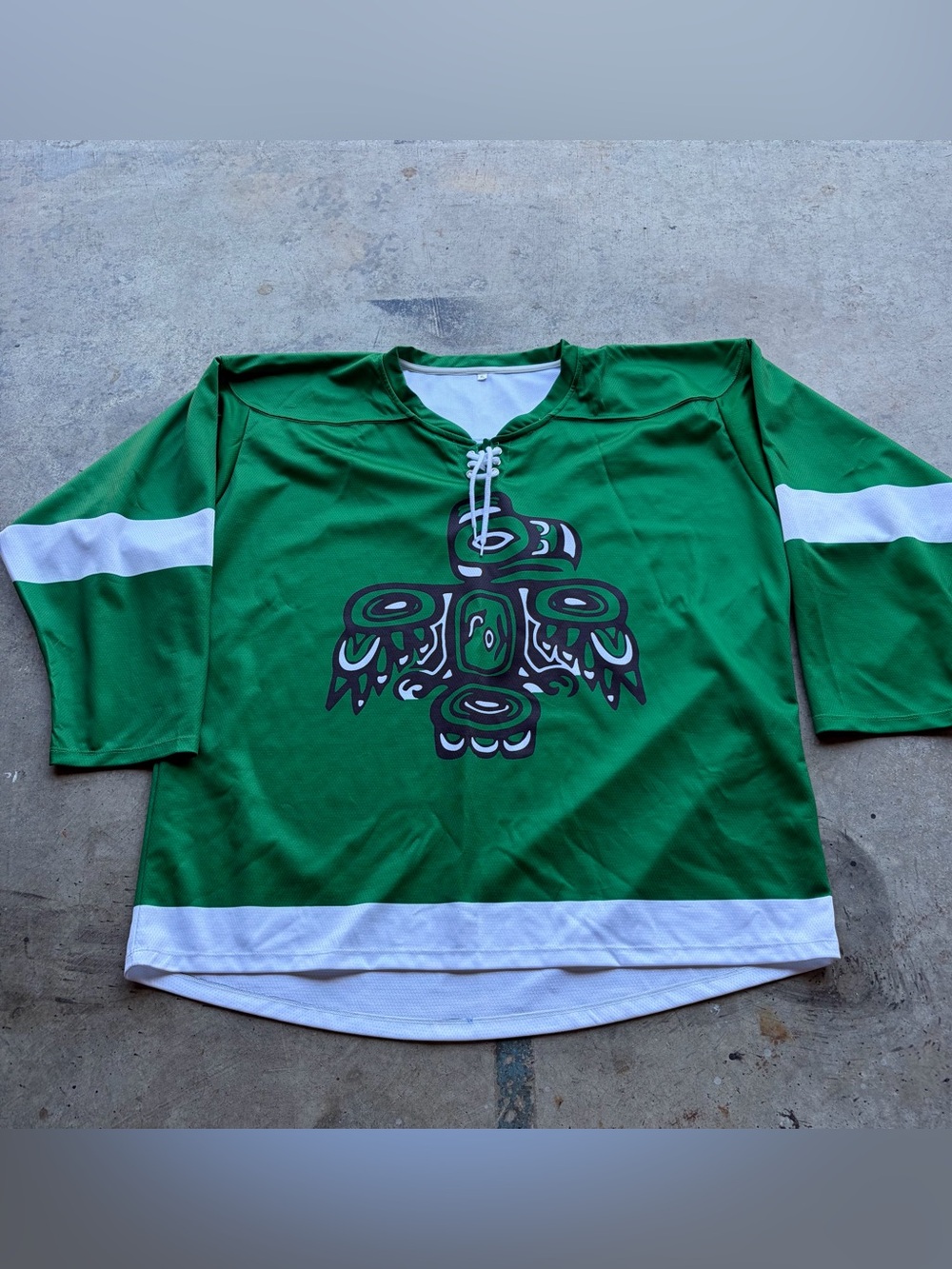 Seattle Totems Hockey Jersey Green White Replica